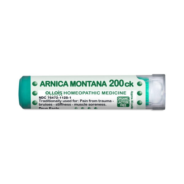 Ollois Organic Lactose-Free Arnica Montana 200ck: Pain From Trauma 80 pellets