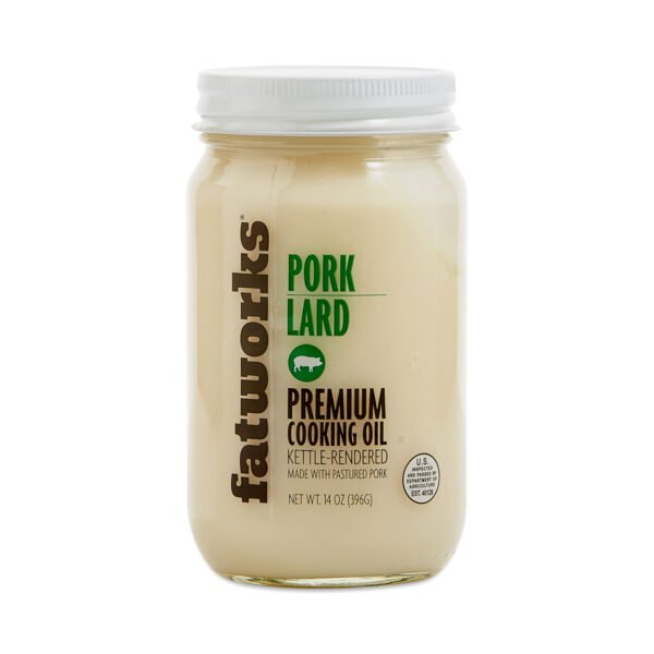 Fatworks Foods Pork Lard 14 oz Jar