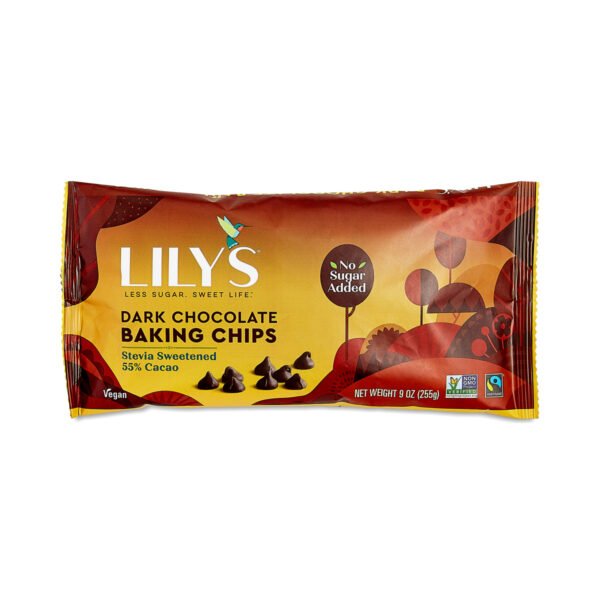Lily's Sweets Stevia Sweetened Dark Chocolate Chips 9 oz bag