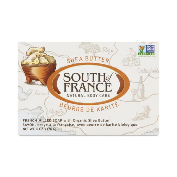 South of France Shea Butter Bar Soap 6 oz bar