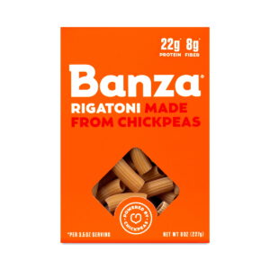 Banza Rigatoni Chickpeas Pasta 8 oz box