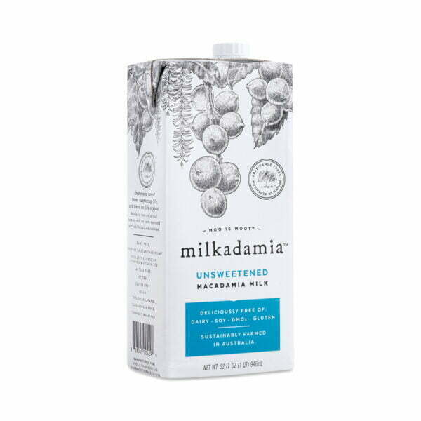 Milkadamia Unsweetened Macadamia Milk 32 fl oz carton