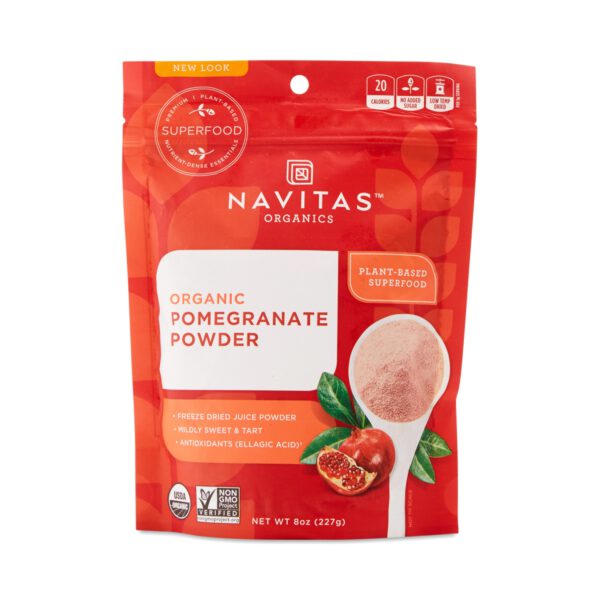 Navitas Organics Organic Pomegranate Powder 8 oz bag