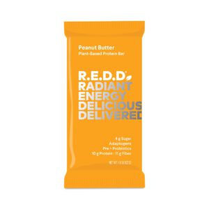 R.E.D.D. Plant Based Protein Bar Peanut Butter 6 bars (1.8 oz each)