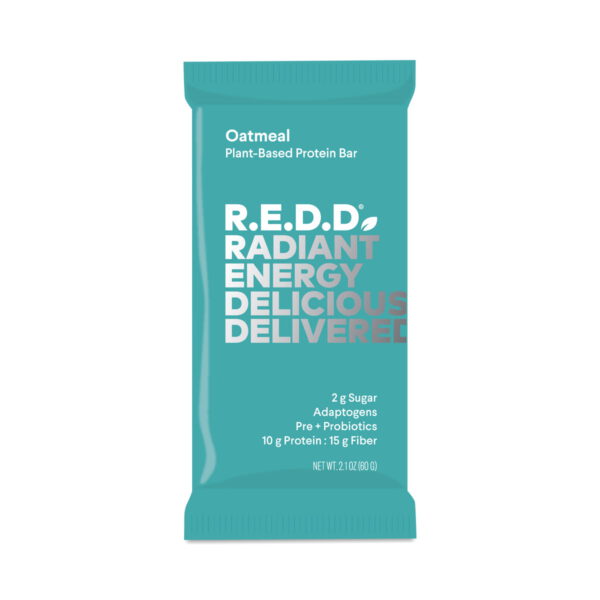 R.E.D.D. Plant Based Protein Bar Oatmeal 6 bars (2.1 oz each)