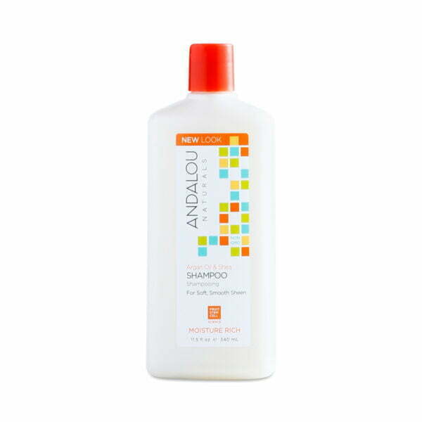 Andalou Naturals Argan Oil & Shea Moisture Rich Shampoo 11.5 oz bottle