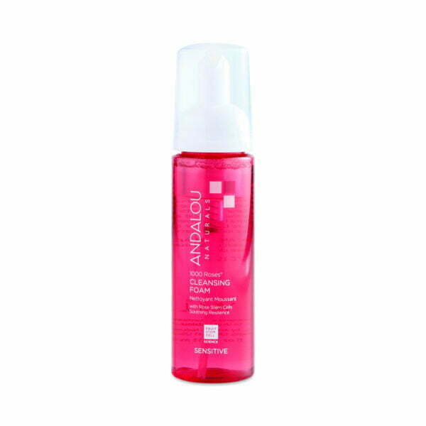 Andalou Naturals 1000 Roses® Cleansing Foam 5.5 oz bottle