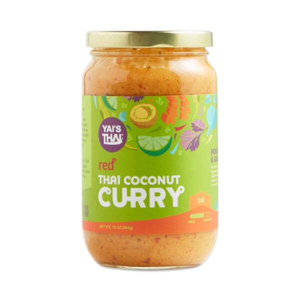 Yai's Thai Red Thai Coconut Curry 16 oz jar