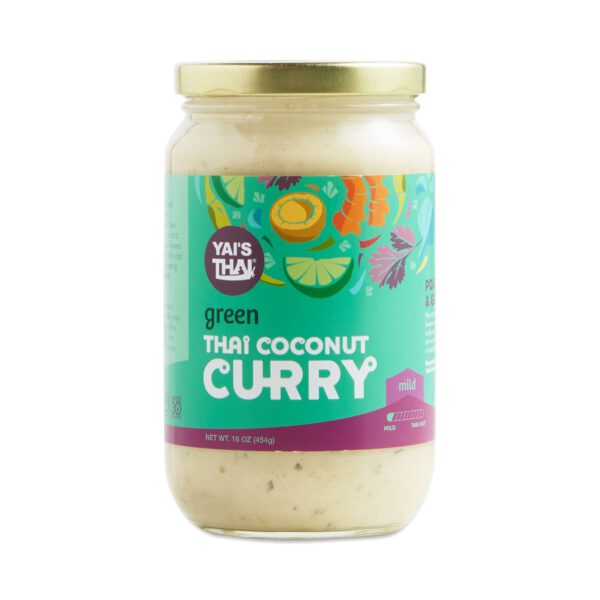 Yai's Thai Green Thai Coconut Curry 16 oz jar