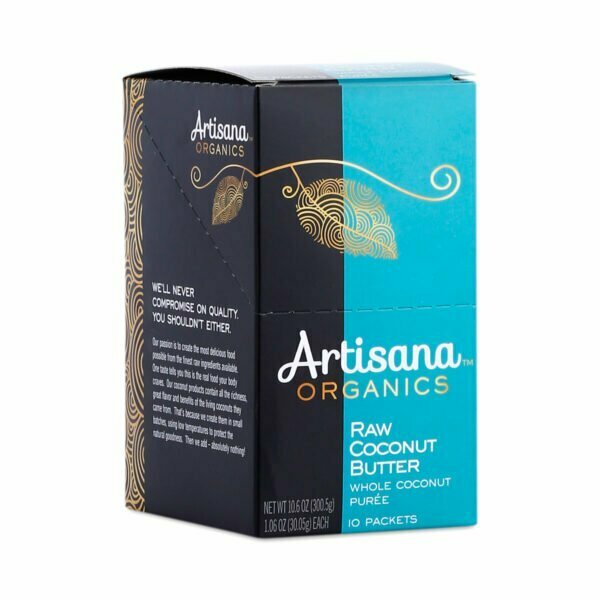 Artisana Organics Raw Coconut Butter Squeeze Packs 10 count (1.06 oz each)