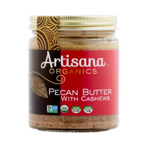 Artisana Organics Organic Raw Pecan Butter with Cashews 8 oz jar