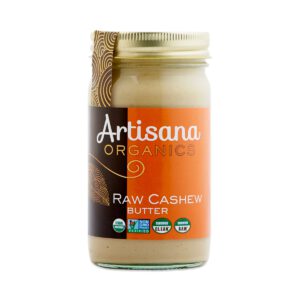Artisana Organics Organic Raw Vegan Cashew Butter 14 oz jar