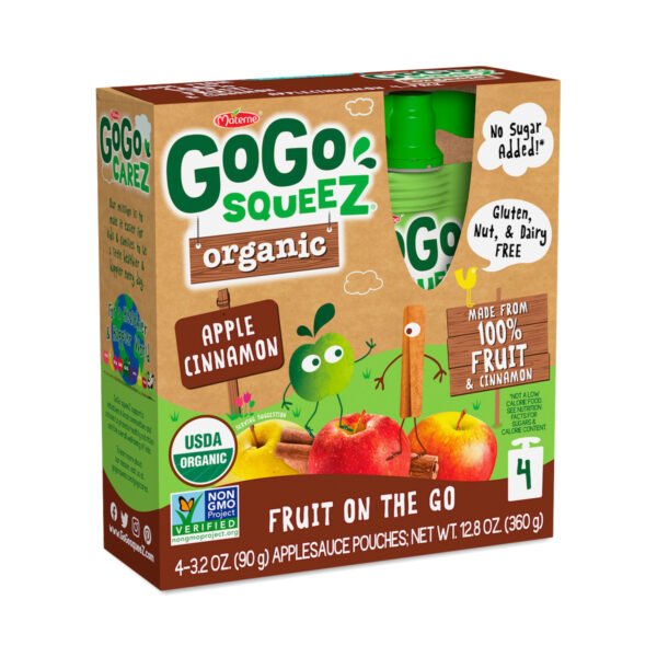 GoGo squeeZ Organic Applesauce Squeezes
