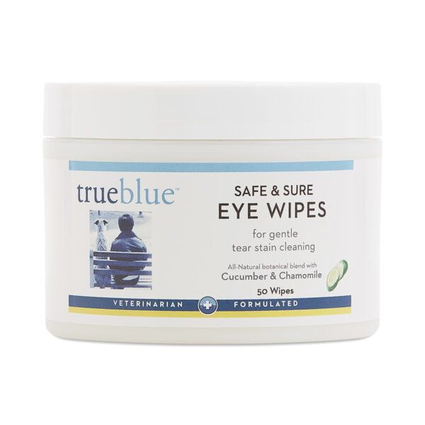 True Blue Safe and Sure Eye Wipes for Dogs 50 count