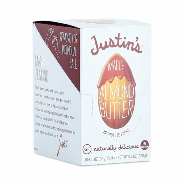 Justin's Maple Almond Butter Squeeze Packs 10 count (1.15 oz each)