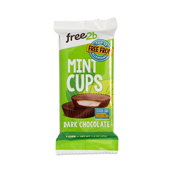 Free2b Dark Chocolate Mint Cups 2 count