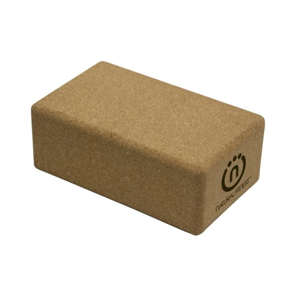 Natural Fitness Cork Yoga Block 1 each