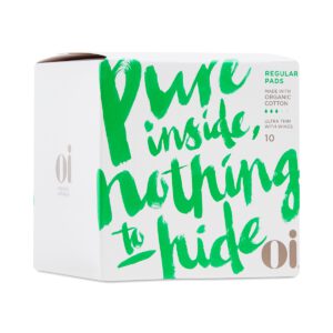 Oi Ultra Thin Regular Pads with Wings 10 count