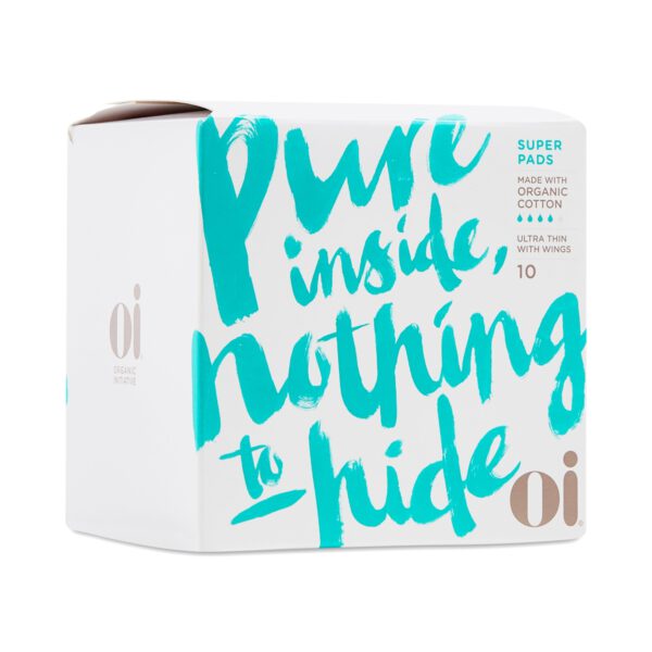 Oi Ultra Thin Super Pads with Wings 10 count