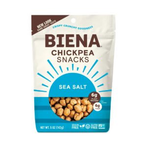 Biena Sea Salt Chickpea Snacks 5 oz bag