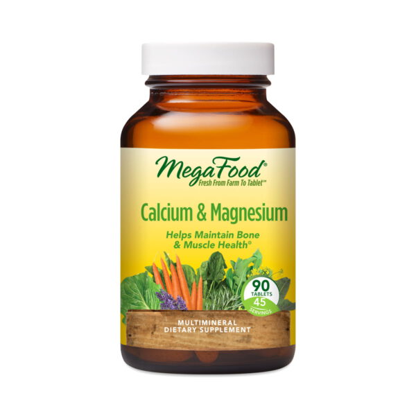 MegaFood Calcium & Magnesium 90 tablets