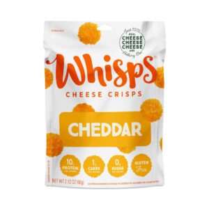 Whisps Cheddar Cheese Crisps 2.12 oz pouch