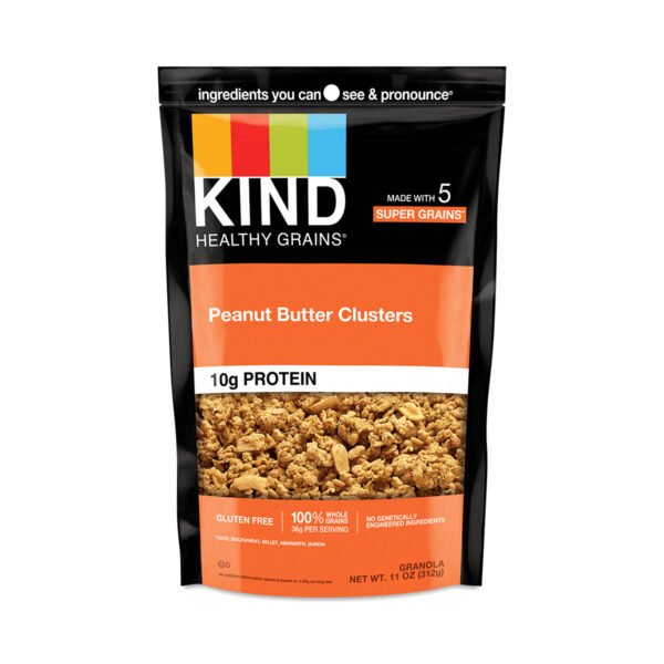 KIND Peanut Butter Whole Grain Clusters 11 oz bag