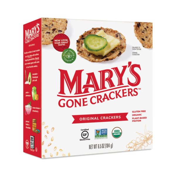 Mary's Gone Crackers Original Crackers 6.5 oz box