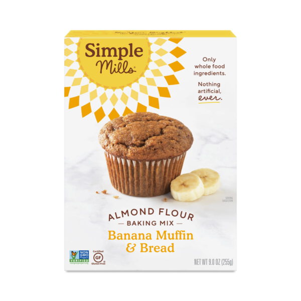 Simple Mills Banana Muffin & Bread Mix 9.4 oz box