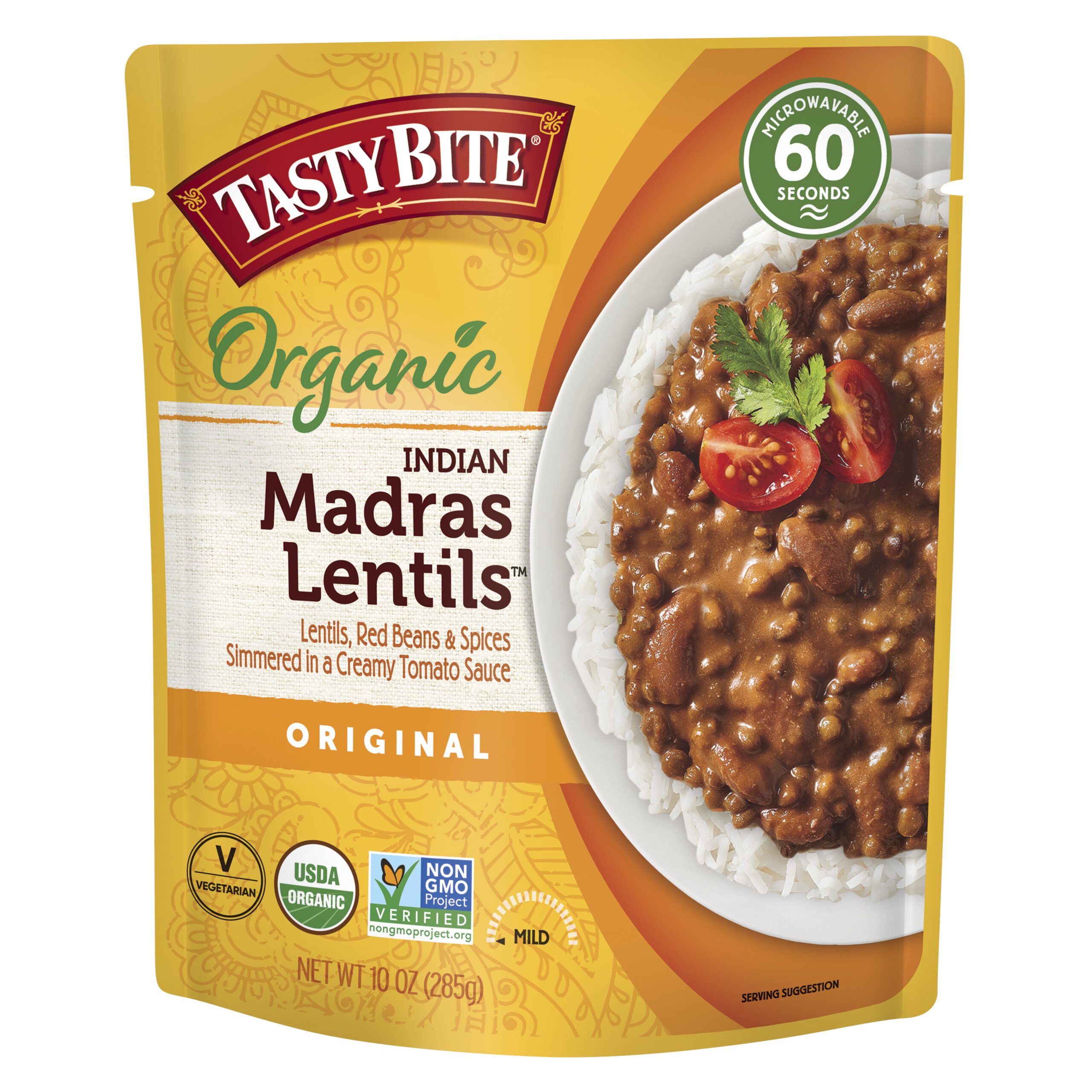 Tasty Bite Madras Lentils 10 oz bag