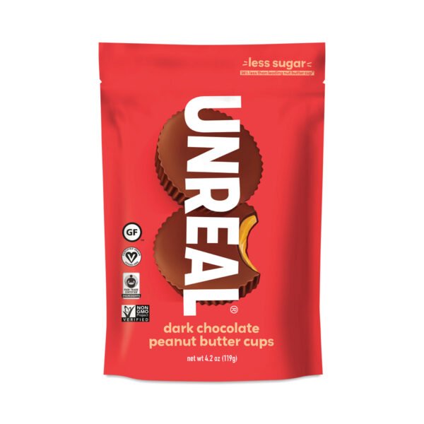 Unreal Dark Chocolate Peanut Butter Cups 8 cups