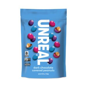 Unreal Dark Chocolate Peanut Gems 5 oz pouch