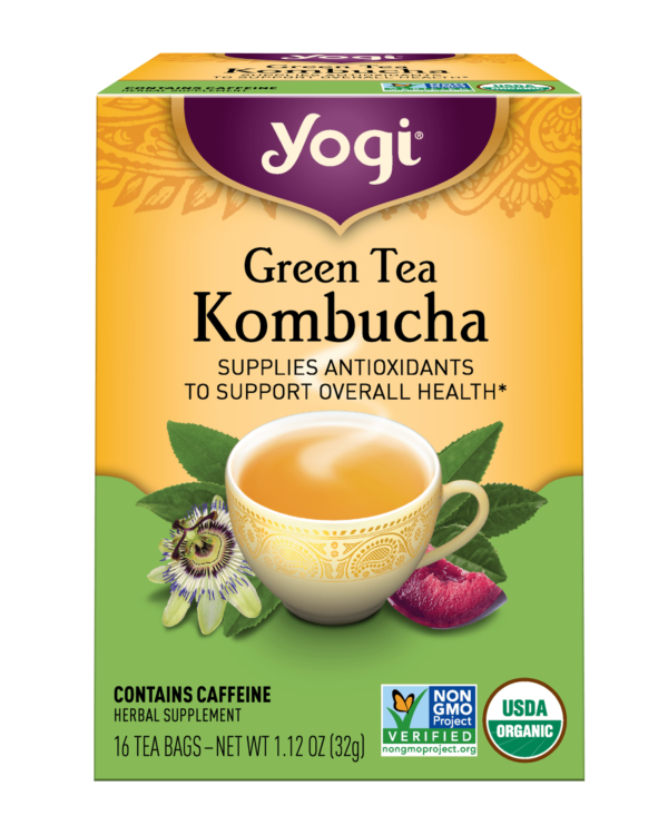 Yogi Tea Green Tea Kombucha 16 count