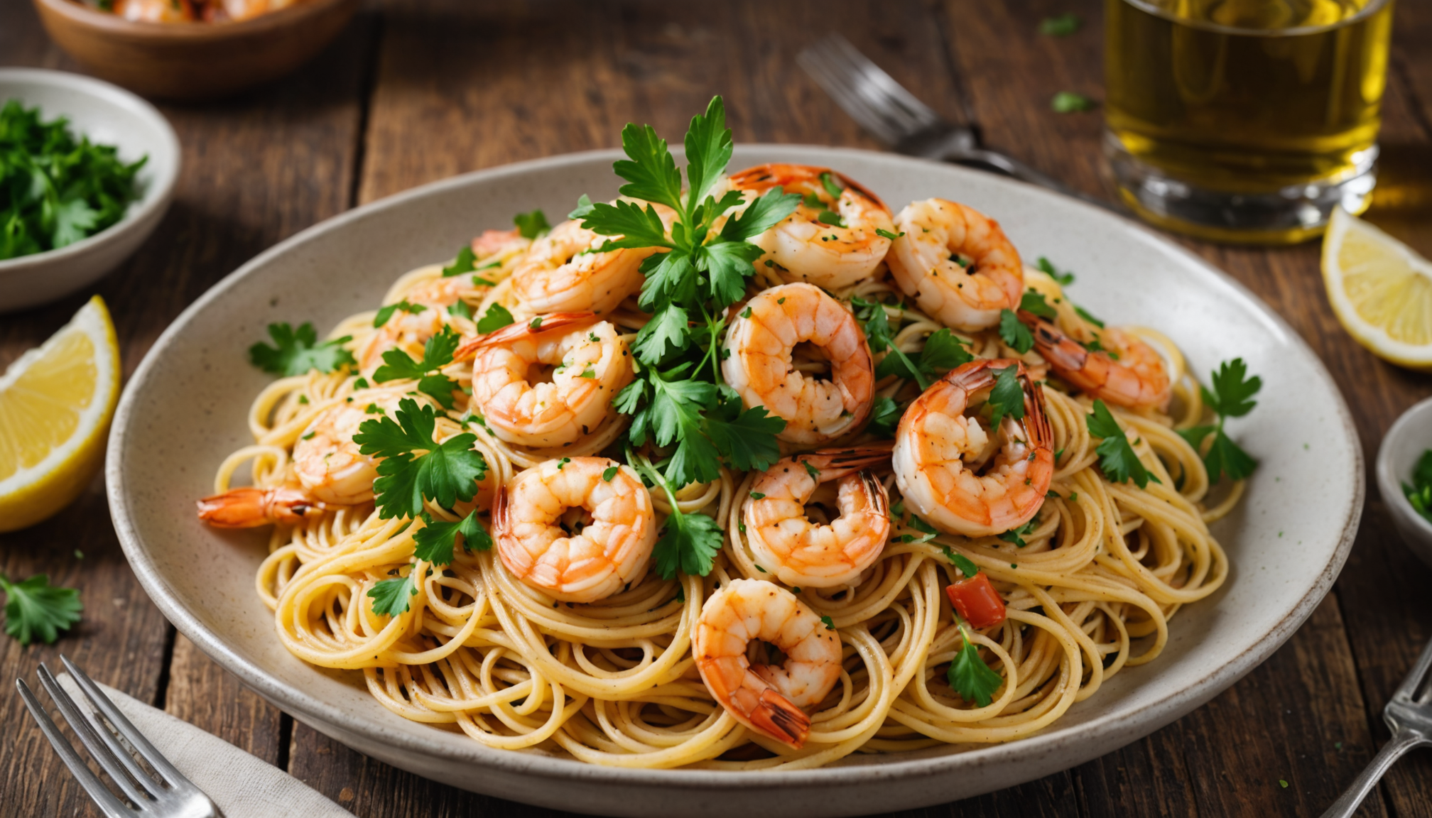 Easy Organic Seafood Pasta