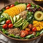 Fresh Organic Salad Bowls for Dinner