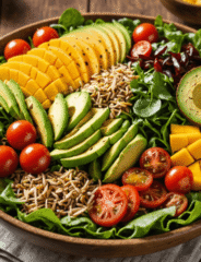 Fresh Organic Salad Bowls for Dinner