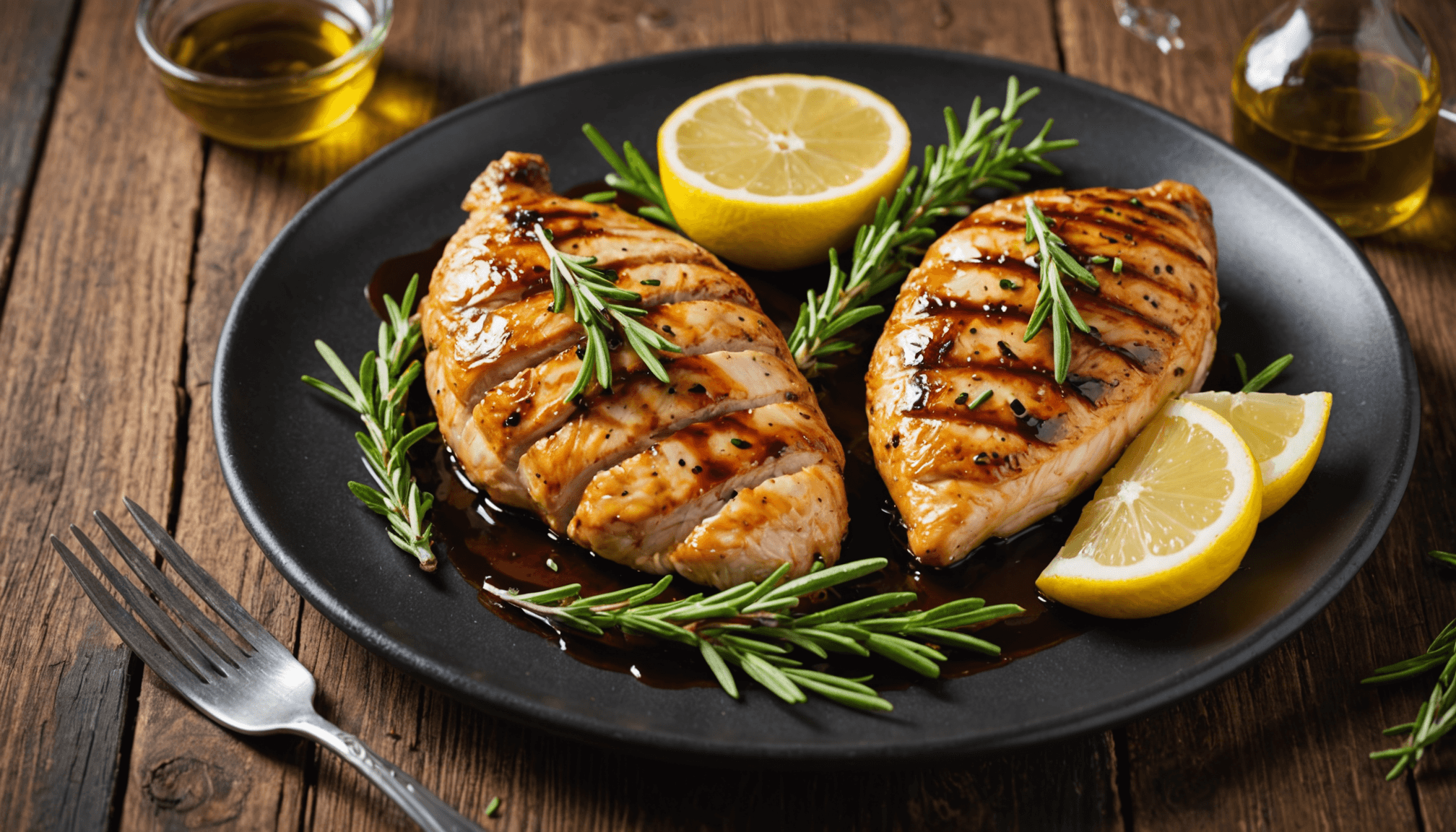 Grilled Organic Chicken and Vegetables