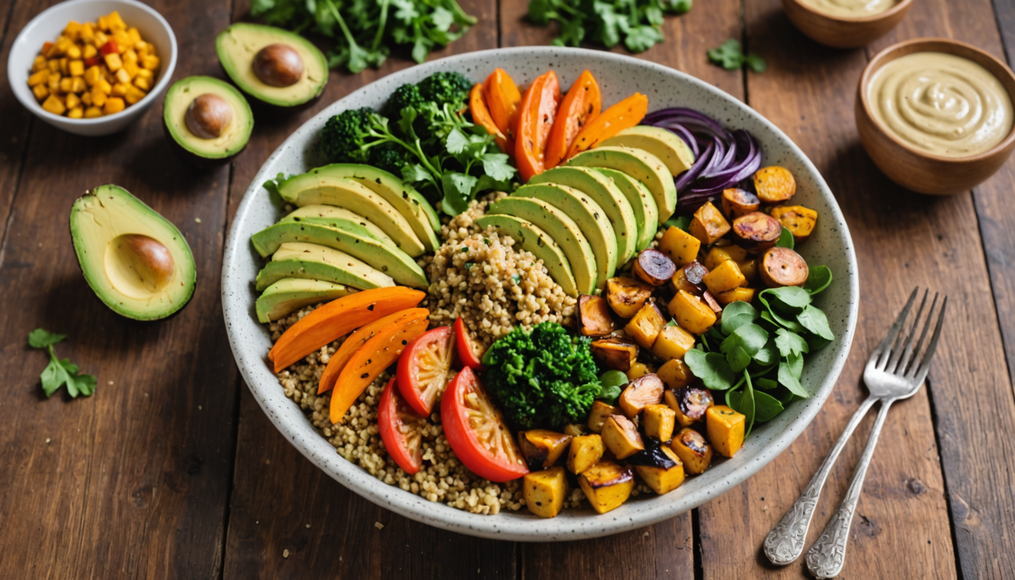 Healthy Organic Grain Bowls for Dinner