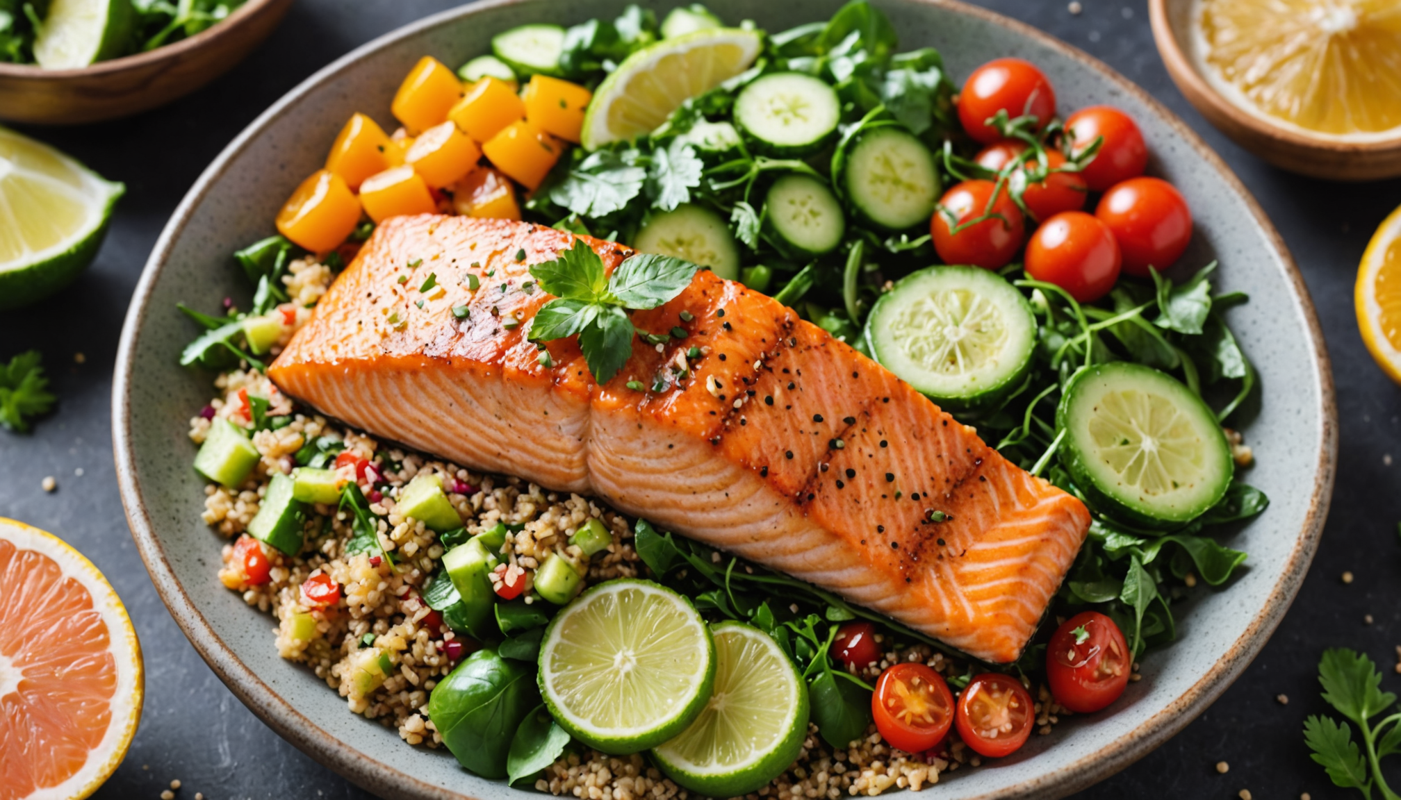 Light & Healthy Organic Seafood Bowls