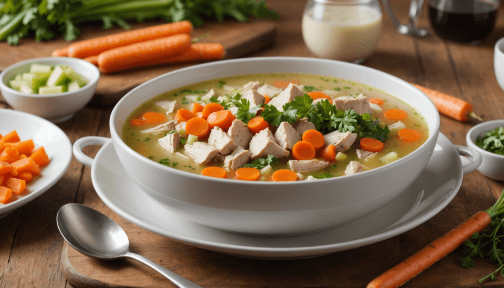 Organic Chicken Soup for a Healthy Dinner