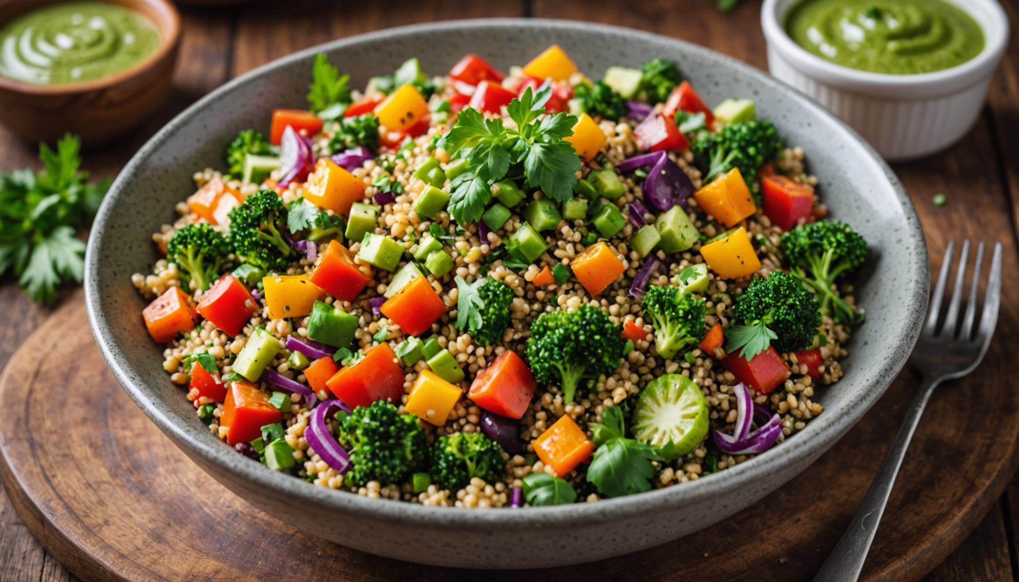 Organic Quinoa and Veggie Dinner Bowls