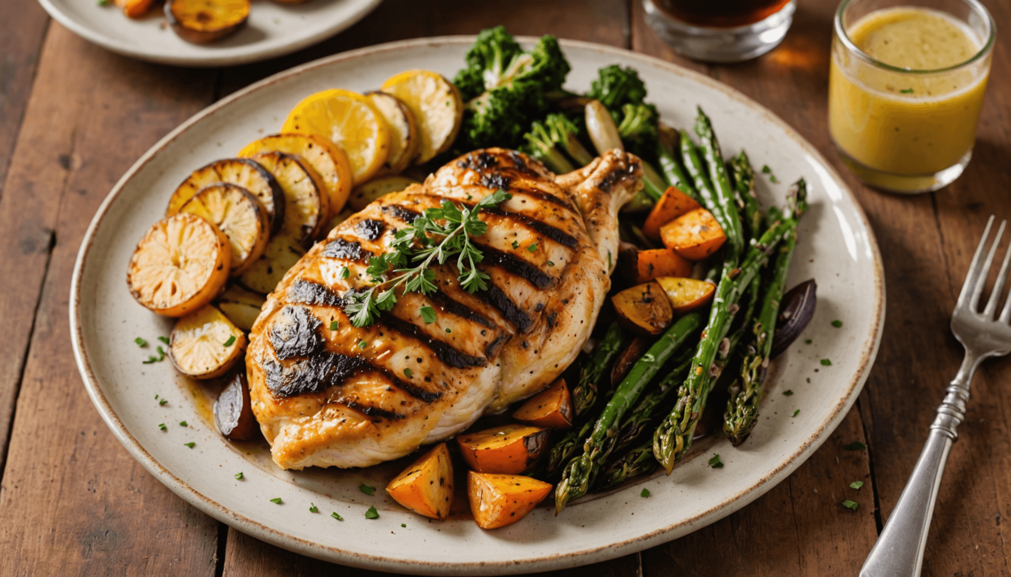 Organic Lemon Herb Chicken Dinner