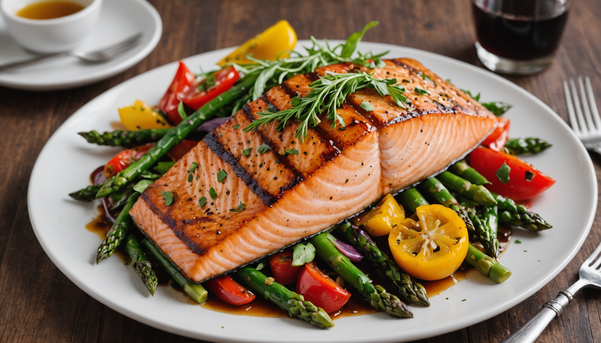 Pan-Seared Organic Salmon with Quinoa