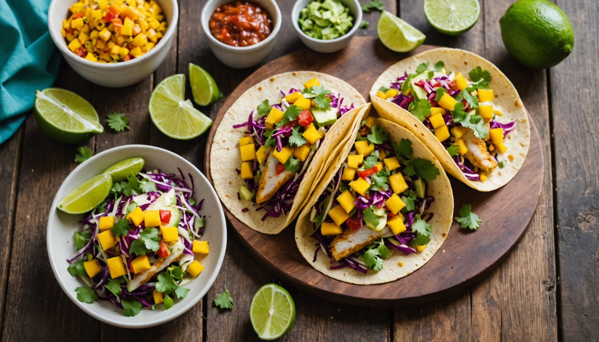 Healthy Organic Fish Tacos