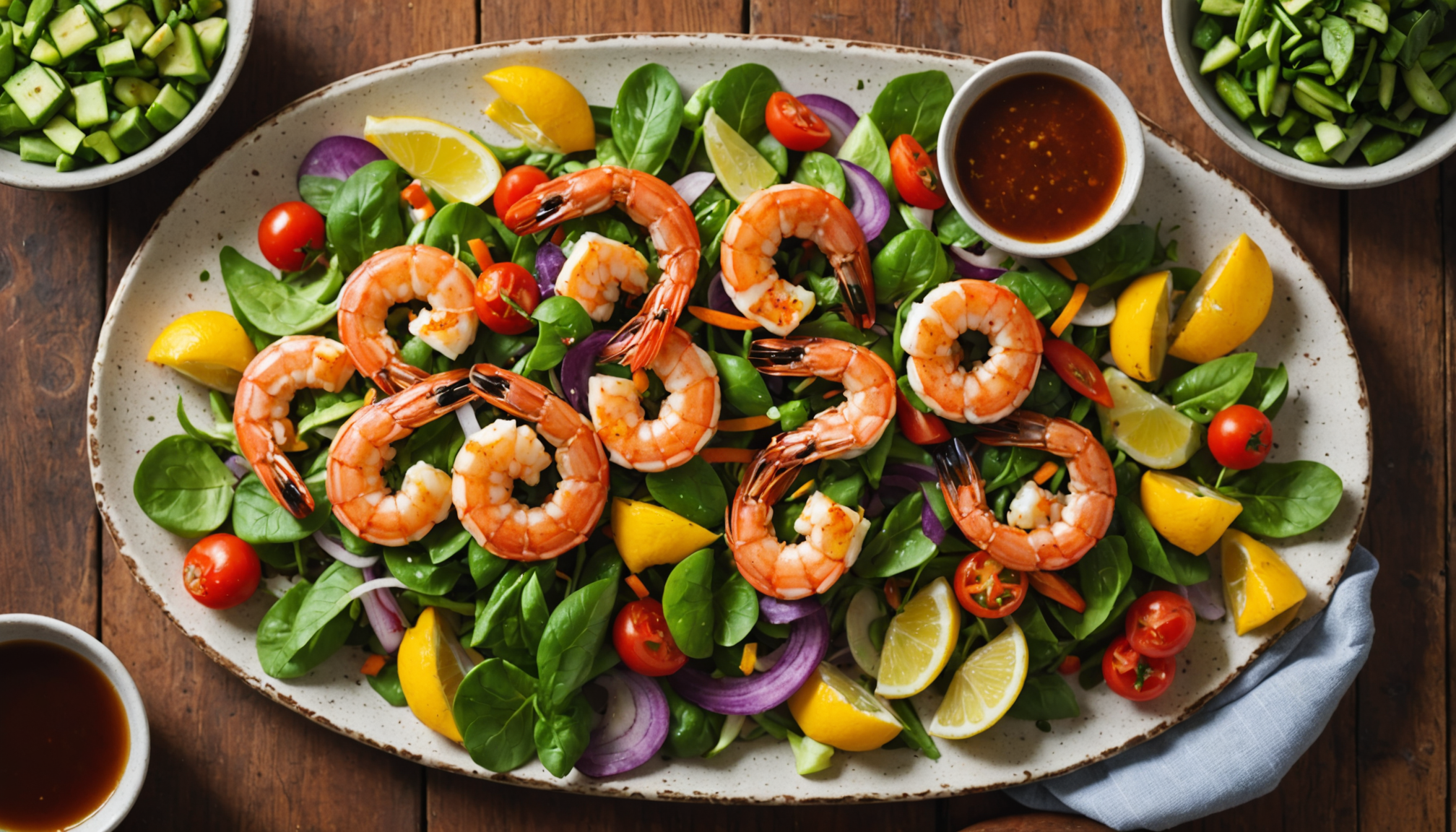 Light & Healthy Organic Seafood Bowls