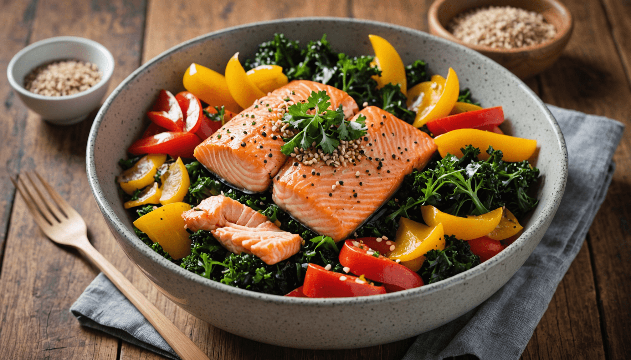 Light & Healthy Organic Seafood Bowls