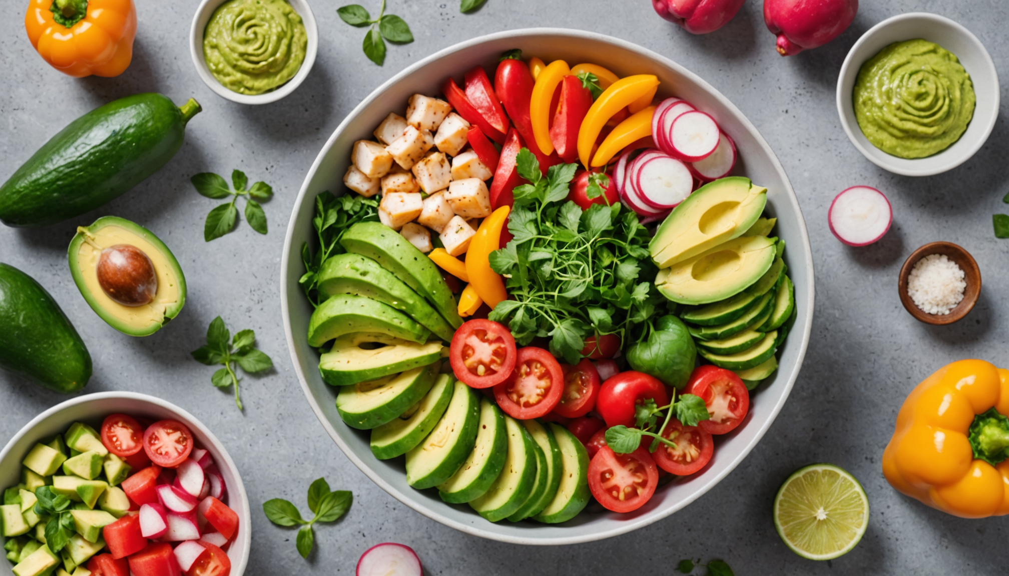 Light & Healthy Organic Seafood Bowls