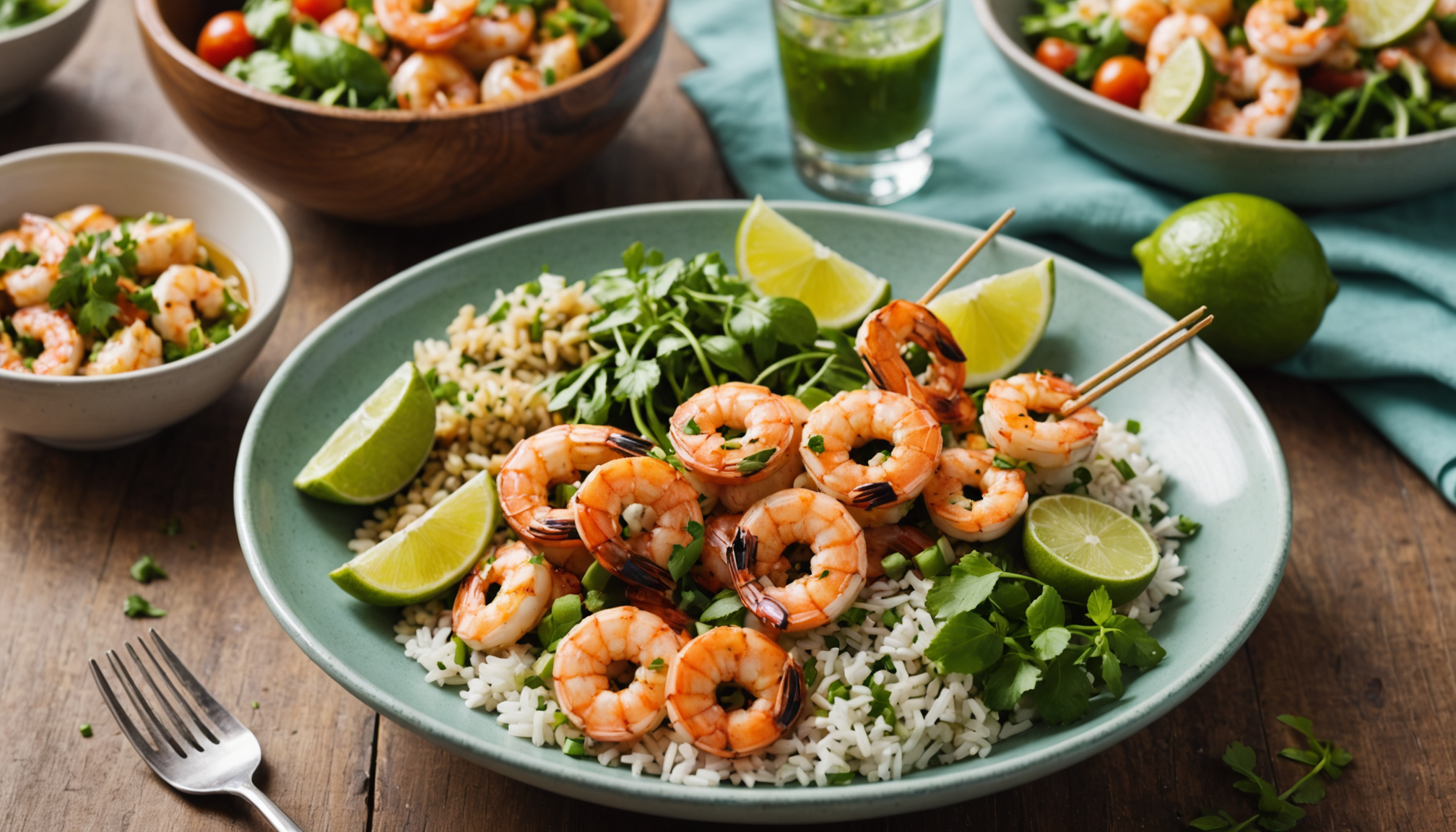 Light & Healthy Organic Seafood Bowls