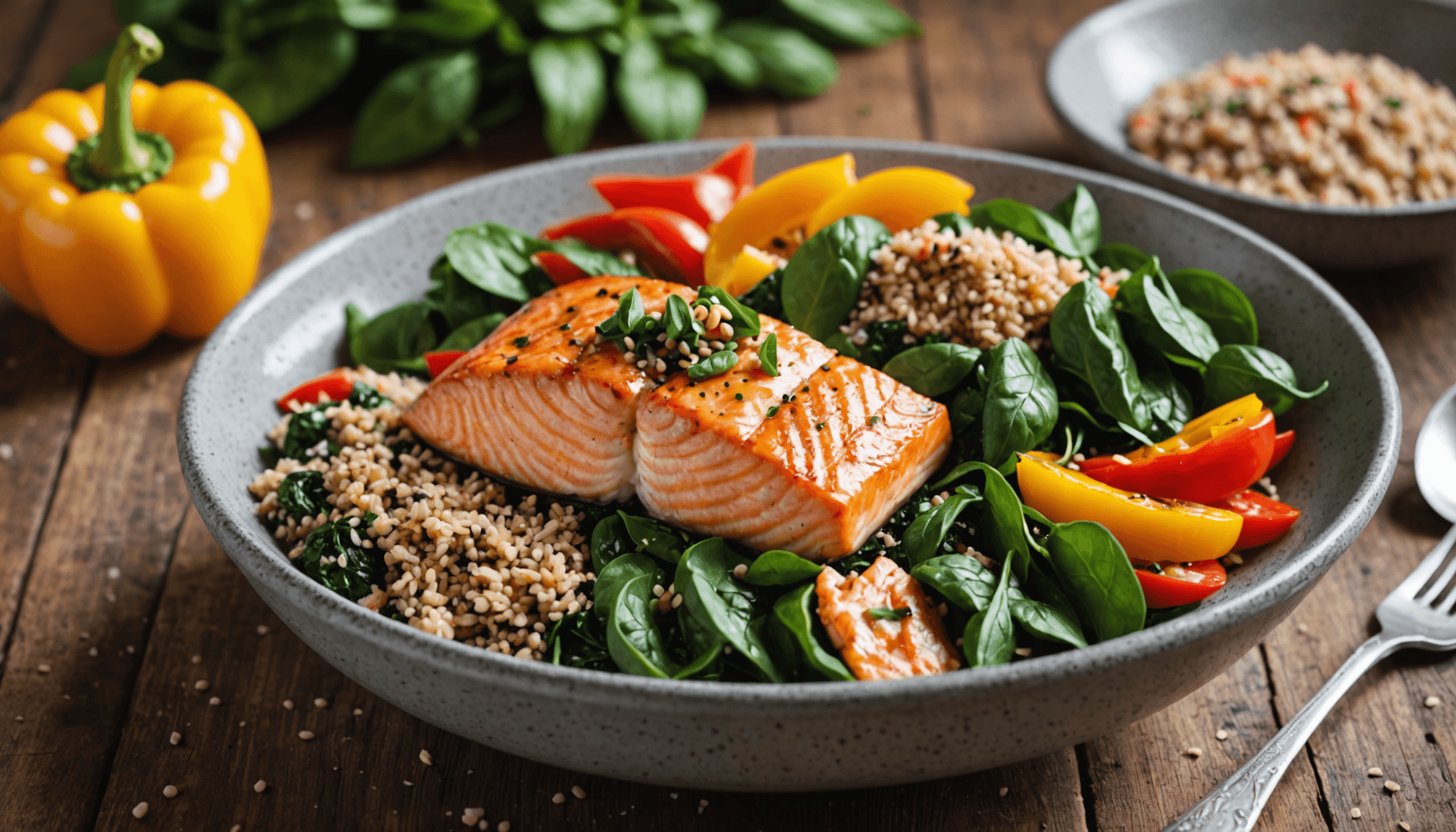 Light & Healthy Organic Seafood Bowls