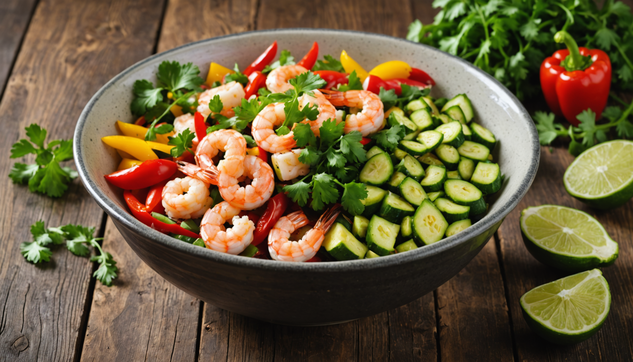 Light & Healthy Organic Seafood Bowls